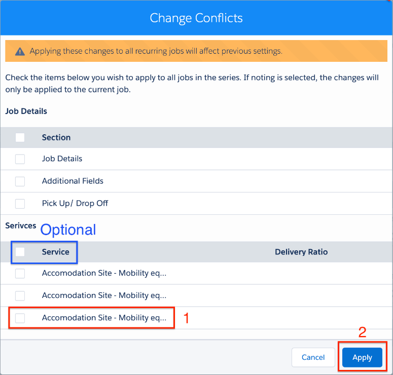 change conflicts dialog