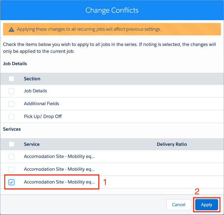 change conflicts dialog